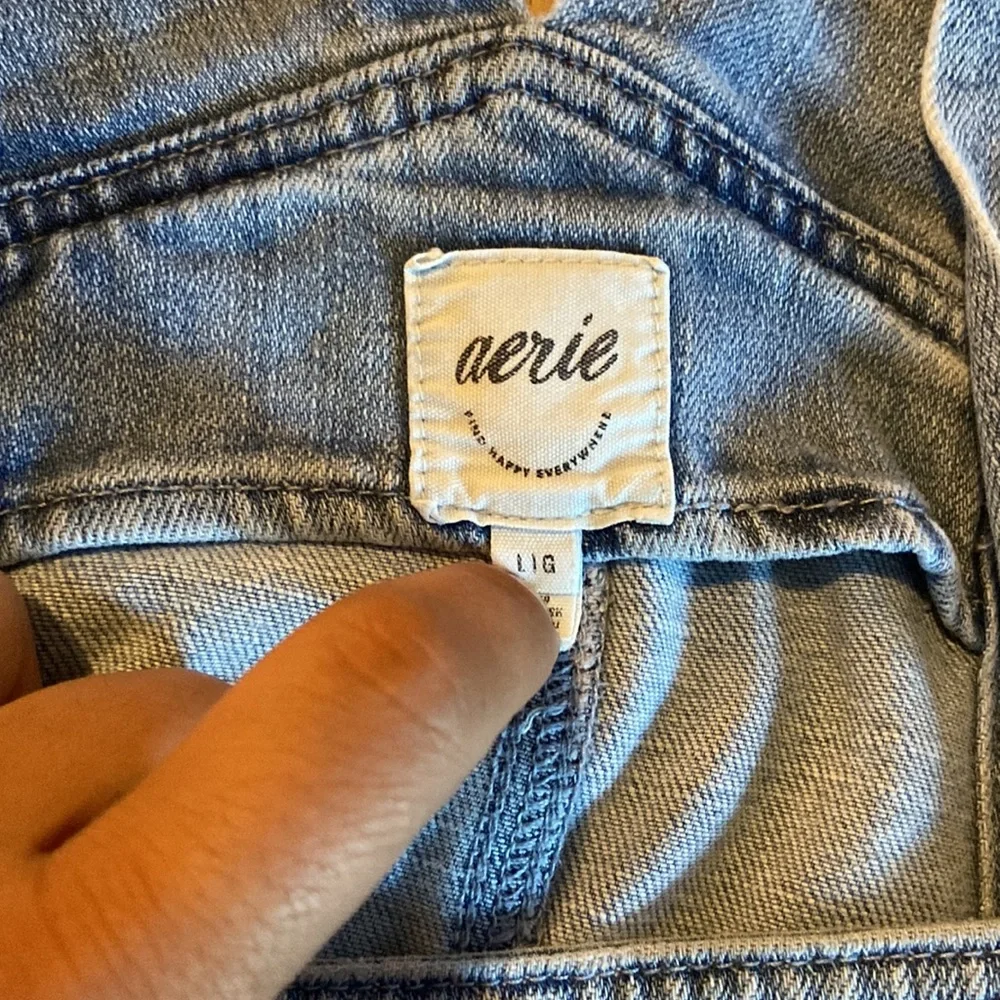 Aerie Wide Leg Overalls Sz L - Picture 2 of 5